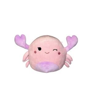 Squishmallows Cosmina The Crab 8” Valentines Day Pink KellyToy Plush Plushie
